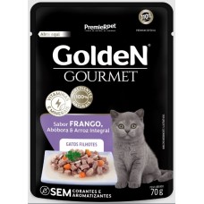 Alimento Úmido Sachê Golden Gatos Gourmet Filhotes 70g
