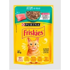 Friskies Sachê Atum ao Molho  para Gatos Adultos - 85g