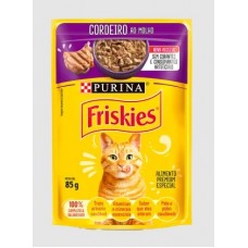 Friskies Sachê para Gatos Adultos Cordeiro ao molho - 85g