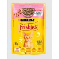 Friskies Sachê Carne ao Molho para Gatos Filhotes - 85g