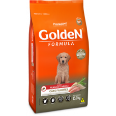 Ração Golden Cães Filhotes Frango e Arroz 15kg