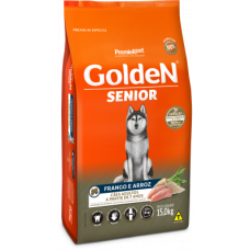 Ração Golden Sênior Cães Frango e Arroz 15Kg Ração Golden Sênior Cães Frango e Arroz 15Kg