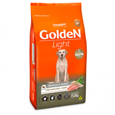 Ração Golden Light Cães Adultos Frango e Arroz 15Kg
