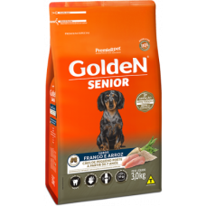 Ração Golden Sênior Cães Adultos Mini Bits Frango e Arroz 3Kg Ração Golden Sênior Cães Adultos Mini Bits Frango e Arroz 3Kg