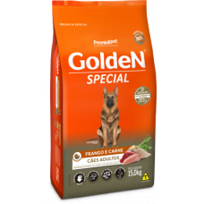 Ração Golden Special Cães Adultos Frango e Carne 15Kg