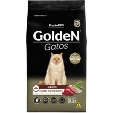 Ração Golden Gatos Castrados Carne 10.1kg