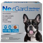 Antipulgas Nexgard Cães de 4 à 10Kg 1 Tablete