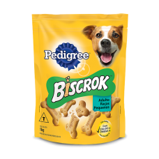 Biscoito Pedigree Biscrok Cães Raças Pequenas 1kg