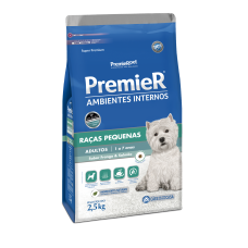 Ração Premier Ambientes Internos Cães Adultos 2,5kg Ração Premier Ambientes Internos Cães Adultos 2,5kg