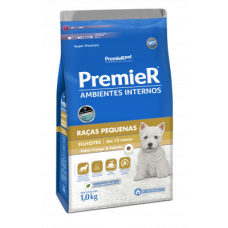 Ração Premier Amb. Internos Cães Filhotes Raças Pequenas 1Kg Ração Premier Amb. Internos Cães Filhotes Raças Pequenas 1Kg