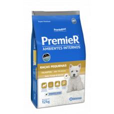 Ração Premier Amb. Internos Cães Filhotes Raças Pequenas 12Kg Ração Premier Amb. Internos Cães Filhotes Raças Pequenas 12Kg