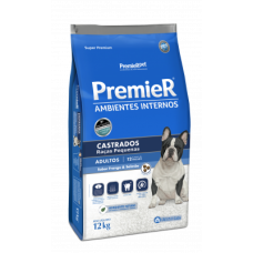 Ração Premier Ambientes Internos Castrados Cães Adultos 12Kg Ração Premier Ambientes Internos Castrados Cães Adultos 12Kg