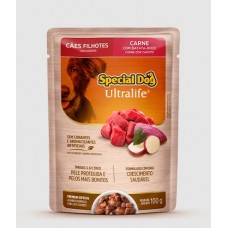 Alimento Úmido Sachê Special Dog Cães Filhotes Carne ao Molho 100g