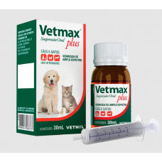 Vermífugo Vetmax Plus Suspensão Oral - 30ml